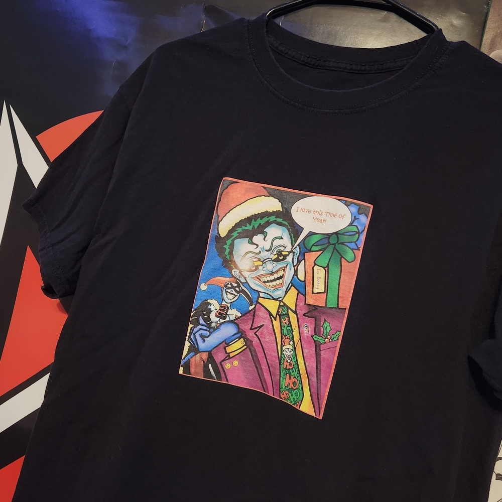 Emo grunge style Joker harley quinn shirt